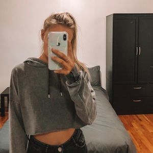 Croptop hoodie American Eagle